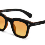 Okkia Sunglasses Florence Havana Black (yellow lenses) - Image 6
