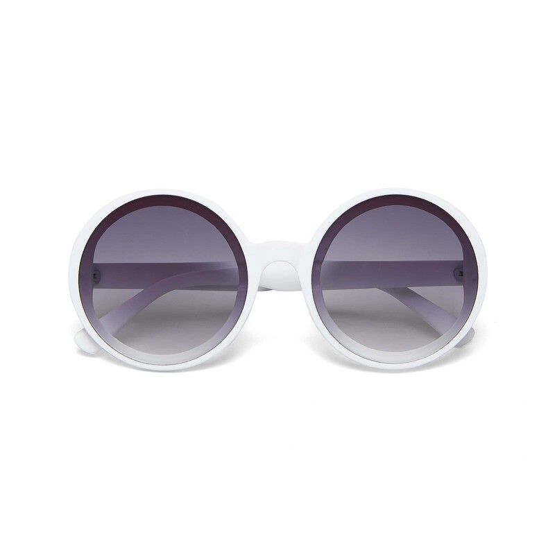 Okkia Sunglasses Monica Round White