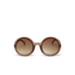 Okkia Sunglasses Monica Round Pink Havana - Image 6