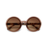 Okkia Sunglasses Monica Round Pink Havana