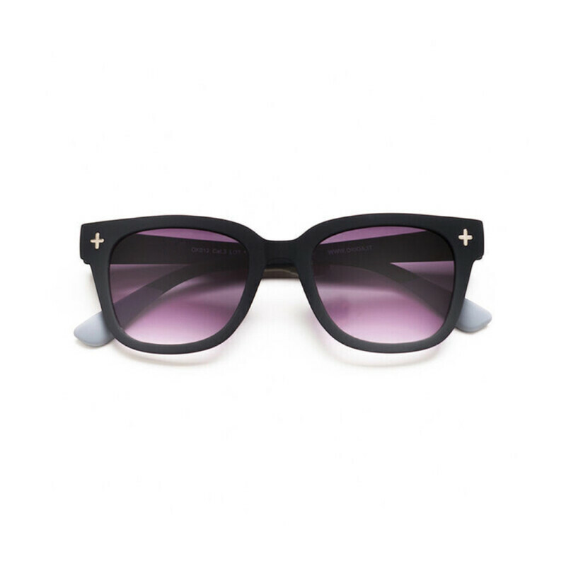 Okkia Sunglasses Giovanni Black and Grey2