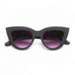 Okkia Sunglasses Claudia Big Cat Black