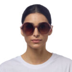 Okkia Sunglasses Monica Round Pink Havana - Image 8