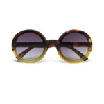 Okkia Sunglasses Monica Round Havana Yellow