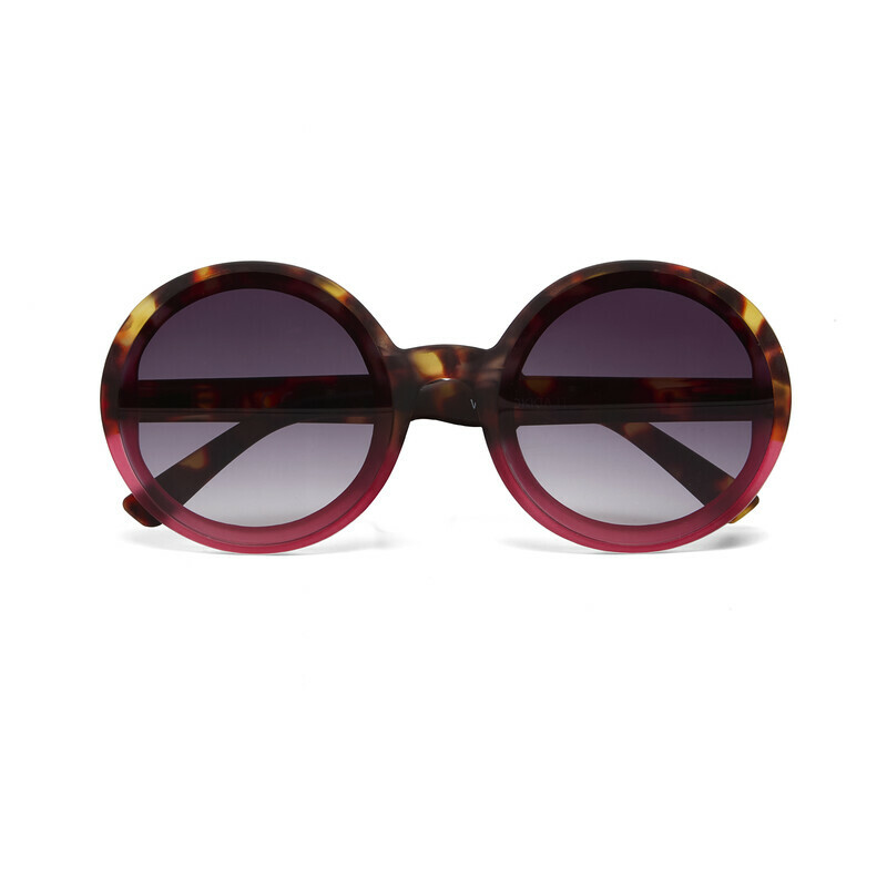 Okkia Sunglasses Monica Round Havana Pink