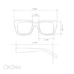 Okkia Sunglasses Elba Havana Blue - Image 2