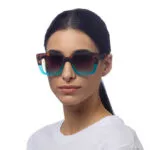 Okkia Sunglasses ELBA Havana Blue (Copy) - Image 8