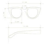 Okkia Sunglasses Silvia Classic Havana Blue/Pink Lenses - Image 8