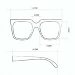 Okkia Sunglasses Rome Black Blue/Pink Lenses - Image 8