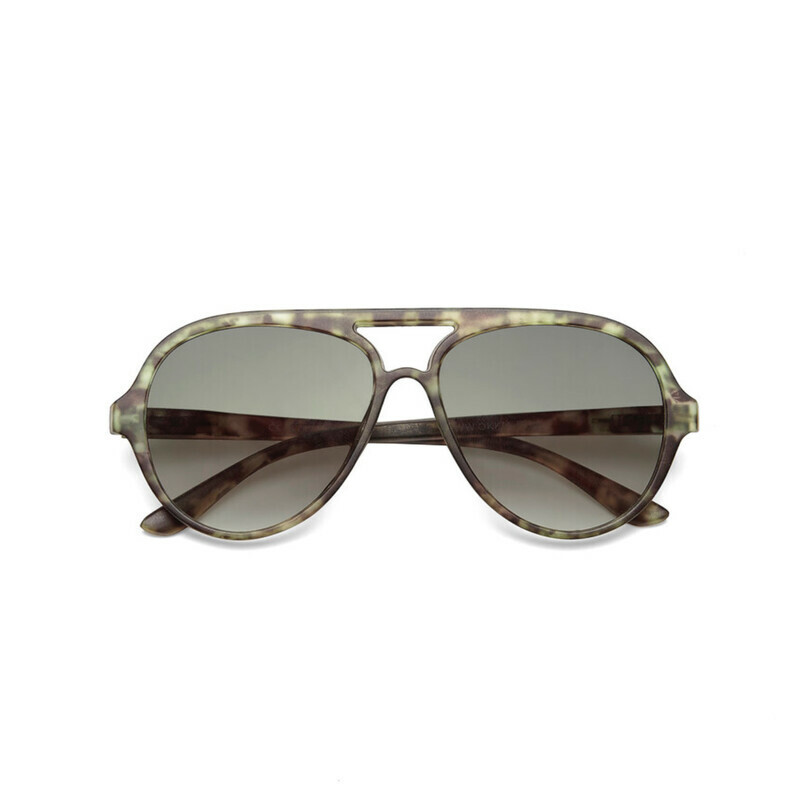 Okkia Sunglasses Alessio Aviator Kale Havana