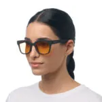 Okkia Sunglasses GIOVANNI Havana Black Yellow Lenses - Image 7