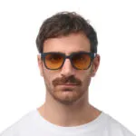 Okkia Sunglasses GIOVANNI Havana Black Yellow Lenses - Image 6