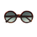 Okkia Sunglasses Monica Classic Havana (green lenses)