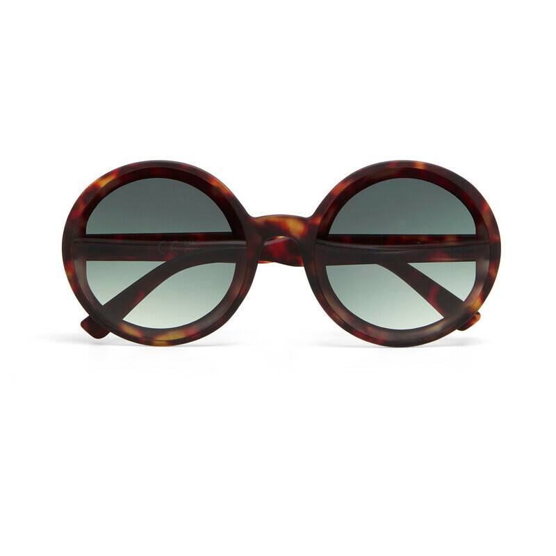Okkia Sunglasses Monica Classic Havana (green lenses)