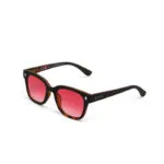 Okkia Sunglasses GIOVANNI Havana Black Red Lenses - Image 4
