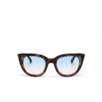Okkia Sunglasses SILVIA Classic Havana Blue/Pink Lenses - Image 5