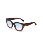 Okkia Sunglasses SILVIA Classic Havana Blue/Pink Lenses - Image 4