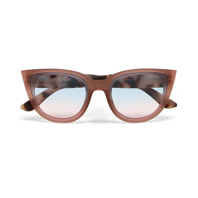 Okkia Sunglasses SILVIA Pink Havana Blue/Pink lenses