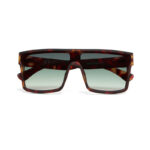 Okkia Sunglasses Tokyo Classic Havana Green Lenses