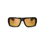 Okkia x Seletti Sunglasses KANSAS Black Yellow Lenses