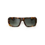 Okkia x Seletti Sunglasses KANSAS Classic Havana Green Lenses