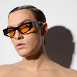 Okkia x Seletti Sunglasses COLORADO Black Yellow Lenses - Image 3