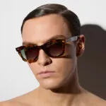 Okkia x Seletti Sunglasses DAKOTA Havana Green Lenses - Image 3