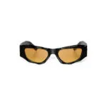 Okkia x Seletti Sunglasses COLORADO Black Yellow Lenses