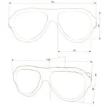 Okkia x Seletti Sunglasses FLORIDA Black - Image 12