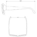 Okkia x Seletti Sunglasses KANSAS Black - Image 11