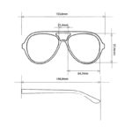 Okkia Sunglasses ALESSIO Black Yellow Lenses - Image 2
