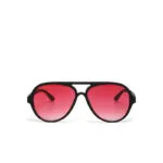 Okkia Sunglasses ALESSIO Black Red Lenses - Image 5