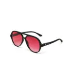 Okkia Sunglasses ALESSIO Black Red Lenses - Image 4