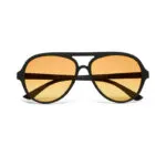 Okkia Sunglasses ALESSIO Black Yellow Lenses