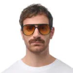 Okkia Sunglasses ALESSIO Black Yellow Lenses - Image 10