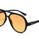 Okkia Sunglasses ALESSIO Black Yellow Lenses - Image 4