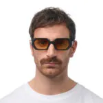 Okkia Sunglasses ANDREA Black (Yellow lenses) - Image 9