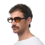 Okkia Sunglasses ANDREA Black (Yellow lenses) - Image 7