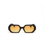 Okkia Sunglasses ANDREA Black (Yellow lenses) - Image 5