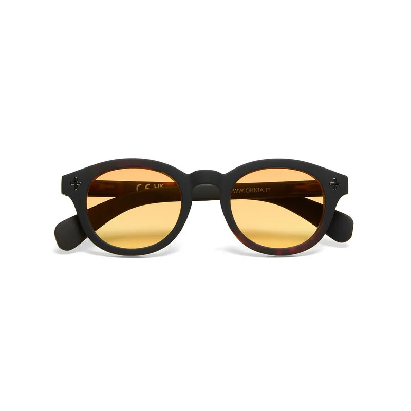Okkia Sunglasses MILANO Black (Yellow Lenses)