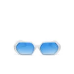 Okkia Sunglasses ANDREA Clear (Dark Blue lenses) - Image 5