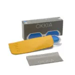 Okkia Sunglasses ANDREA Clear (Dark Blue lenses) - Image 2