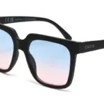 Okkia Sunglasses ROMA Black Blue/Pink Lenses - Image 5