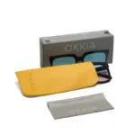Okkia Sunglasses ROMA Black Blue/Pink Lenses - Image 7