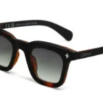 Okkia Sunglasses FIRENZE Havana Black (Green Lenses) - Image 6