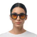 Okkia Sunglasses FIRENZE Havana Black (Yellow Lenses) - Image 2
