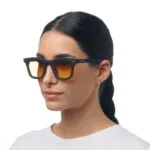Okkia Sunglasses FIRENZE Havana Black (Yellow Lenses) - Image 9