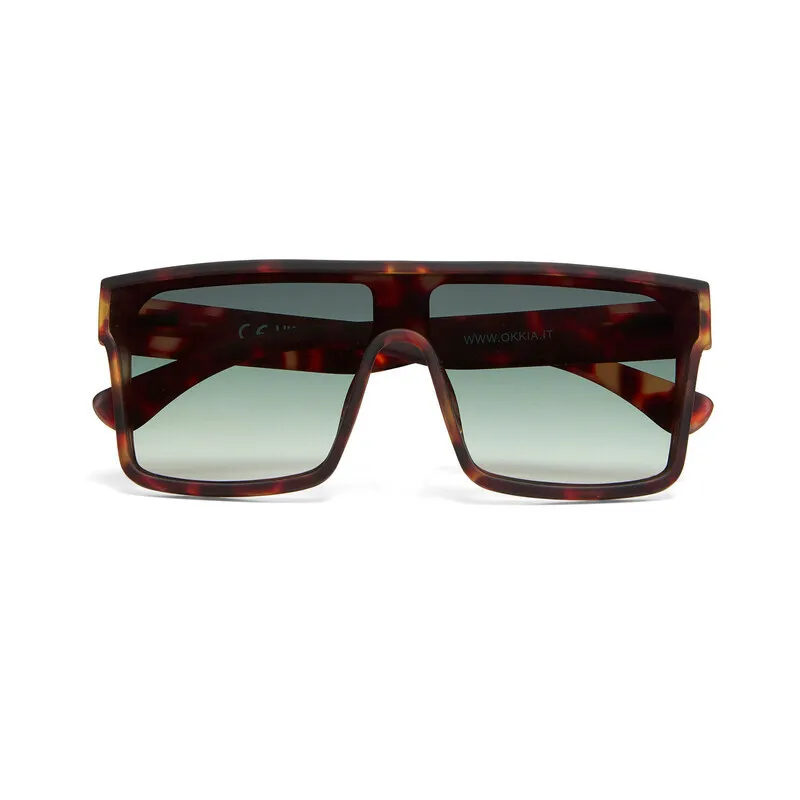 Okkia Sunglasses TOKYO Havana Green Lenses