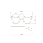 Okkia Sunglasses FIRENZE Dirty Havana - Image 4