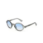 Okkia CLUB Sunglasses ALICUDI Translucent Smoke (Blue Lenses) - Image 3